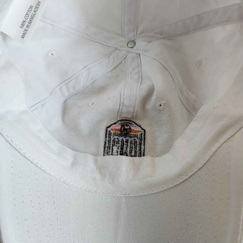 San Diego Loyal SC 2023 Pride SGA White Adjustable Strapback‎ Hat Cap USL Soccer